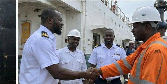 WESTPORTS agent welcoming a crew